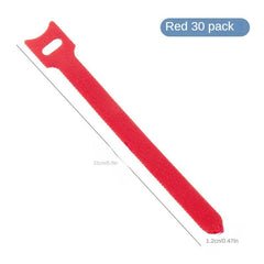30pcs Line Storage Buckle Computer Finishing Wrapped Tie