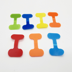 6pcs Set Cable Data Cable Marker Strap Adhesive Buckle Storage Label