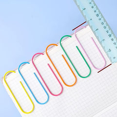 5 Mega Large Multicolored Paper Clips 100mm for Office & School