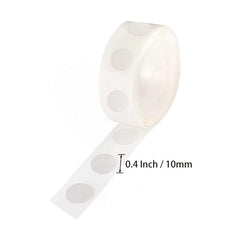 500 Polka Dot Glue Double Sided Transparent Balloon Glue Sticky Removable