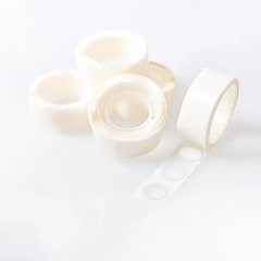 500 Polka Dot Glue Double Sided Transparent Balloon Glue Sticky Removable