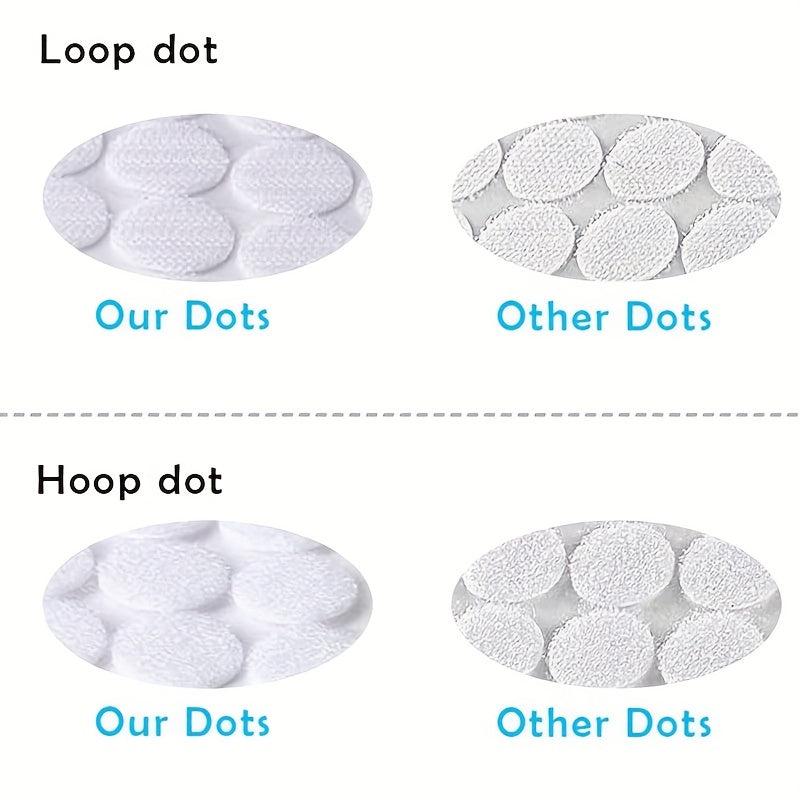 Self Adhesive Dots 224Pcs 0.47 Inch Strong Sticky Back