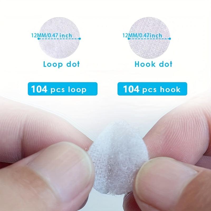 Self Adhesive Dots 224Pcs 0.47 Inch Strong Sticky Back