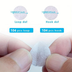 Self Adhesive Dots 224Pcs 0.47 Inch Strong Sticky Back