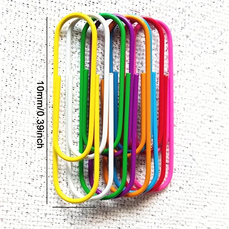 20pcs 4-Inch Paper Clips Mega Large Multicolored Jumbo Coated Paperclips