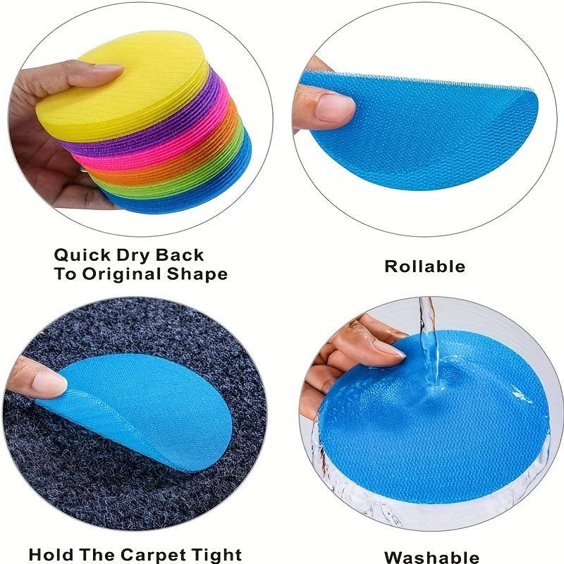45pcs Carpet Markers Teacher Classroom Seat Carpet Markers Student Spot Markers