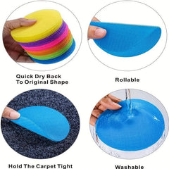 45pcs Carpet Markers Teacher Classroom Seat Carpet Markers Student Spot Markers