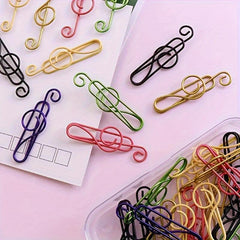 Music Note Paperclip Set Treble Clef Shaped Clips