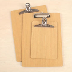 Wooden Board Clip for A4 Paper, Office Supplies, Stationery Writing Pad Folder