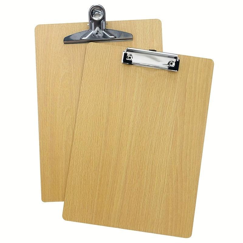 Wooden Board Clip for A4 Paper, Office Supplies, Stationery Writing Pad Folder