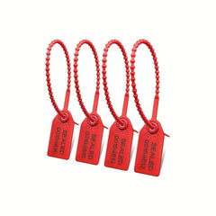Tamper Resistant Safety Zipper Ties Sealing Labels