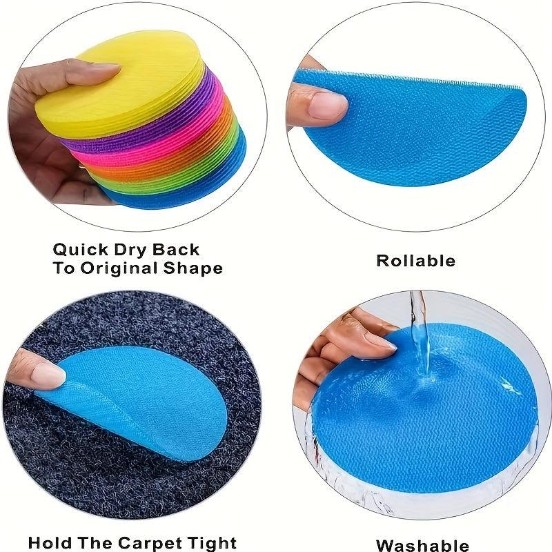 32pcs 4in Classroom Seating Carpet Marker for Students
