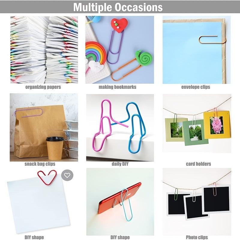 Assorted Paper Clips Set - Office and School Supplies