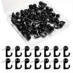 50pcs Plastic Head Pushpin Hooks for Photo Wall Bulletin Board
