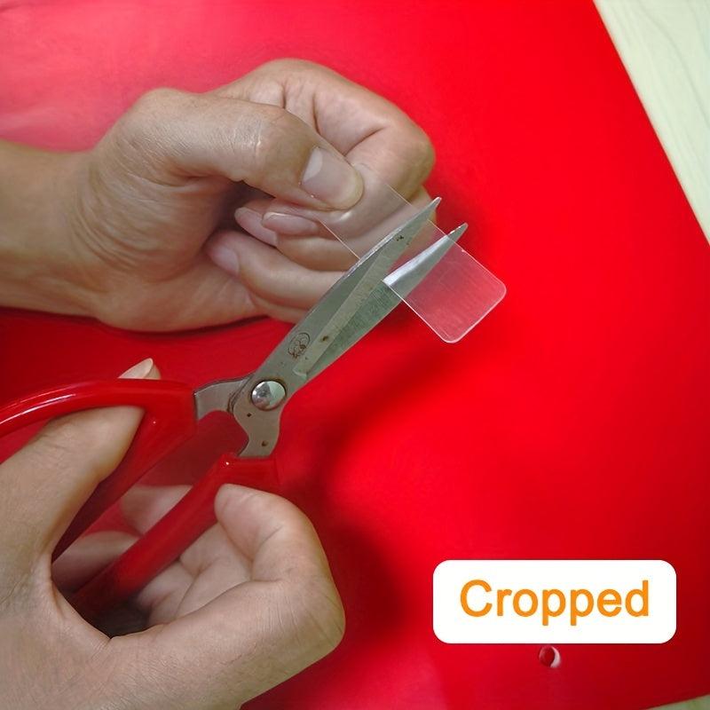 60pcs Reusable Transparent Tape Double Sided Washable Waterproof Wall Sticker