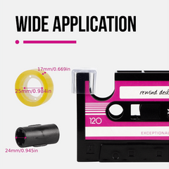 1980s Vintage Tape Desktop Pen Holder