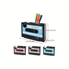 1980s Vintage Tape Desktop Pen Holder