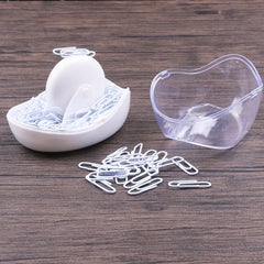 Magnetic Paper Clip Holder Roller Dispenser with 5 Clips