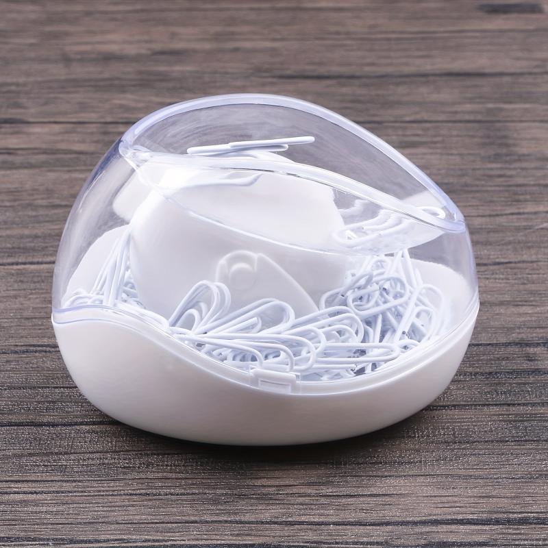 Magnetic Paper Clip Holder Roller Dispenser with 5 Clips