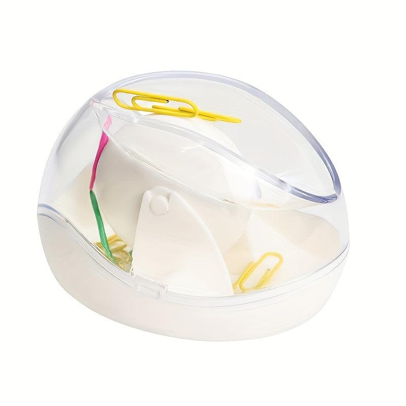 Magnetic Paper Clip Holder Roller Dispenser with 5 Clips