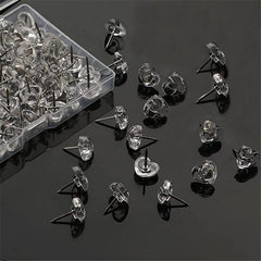 100pcs Heart Shape Wall Studs Cork Board Pins
