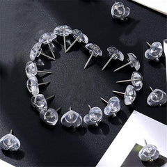 100pcs Heart Shape Wall Studs Cork Board Pins