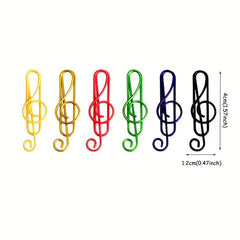 30 Music Paper Clips for Office and School Work