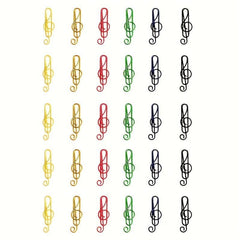 30 Music Paper Clips for Office and School Work