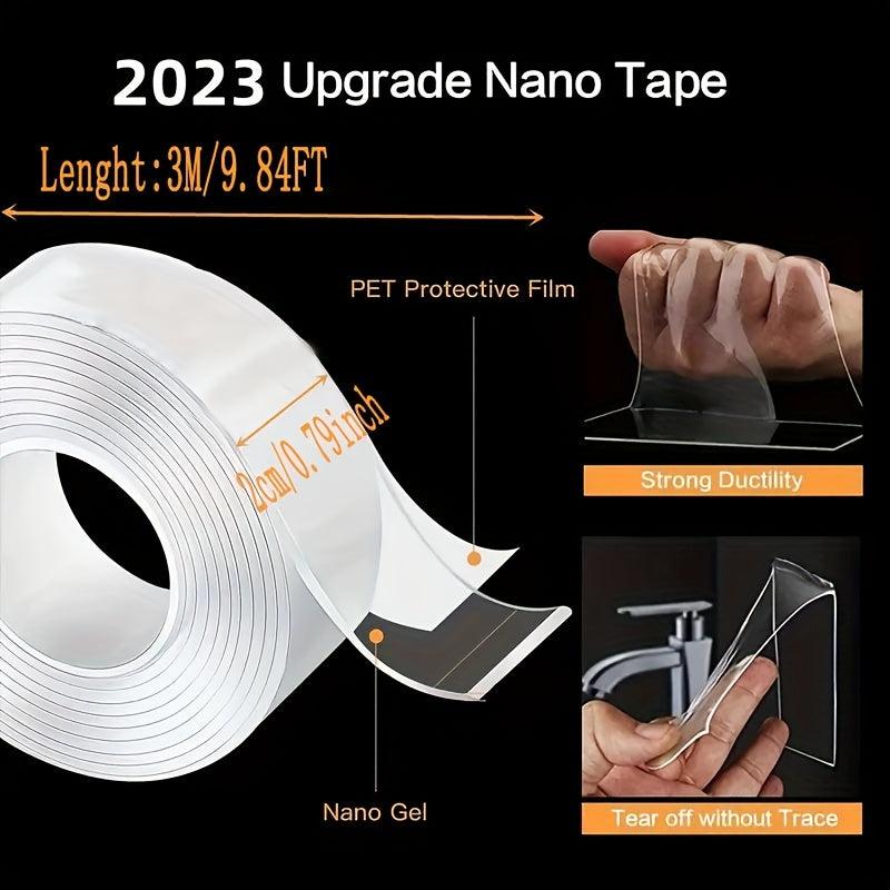 Nano Tape Double Sided Tape Transparent Reusable Waterproof Adhesive Tapes