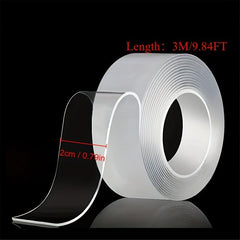 Nano Tape Double Sided Tape Transparent Reusable Waterproof Adhesive Tapes