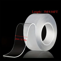 Nano Tape Double Sided Tape Transparent Reusable Waterproof Adhesive Tapes