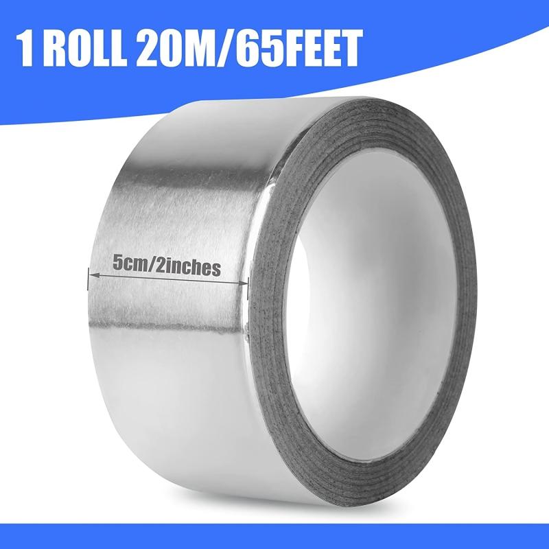 5.08cm x 19.81m Heavy-Duty Aluminum Foil Tape