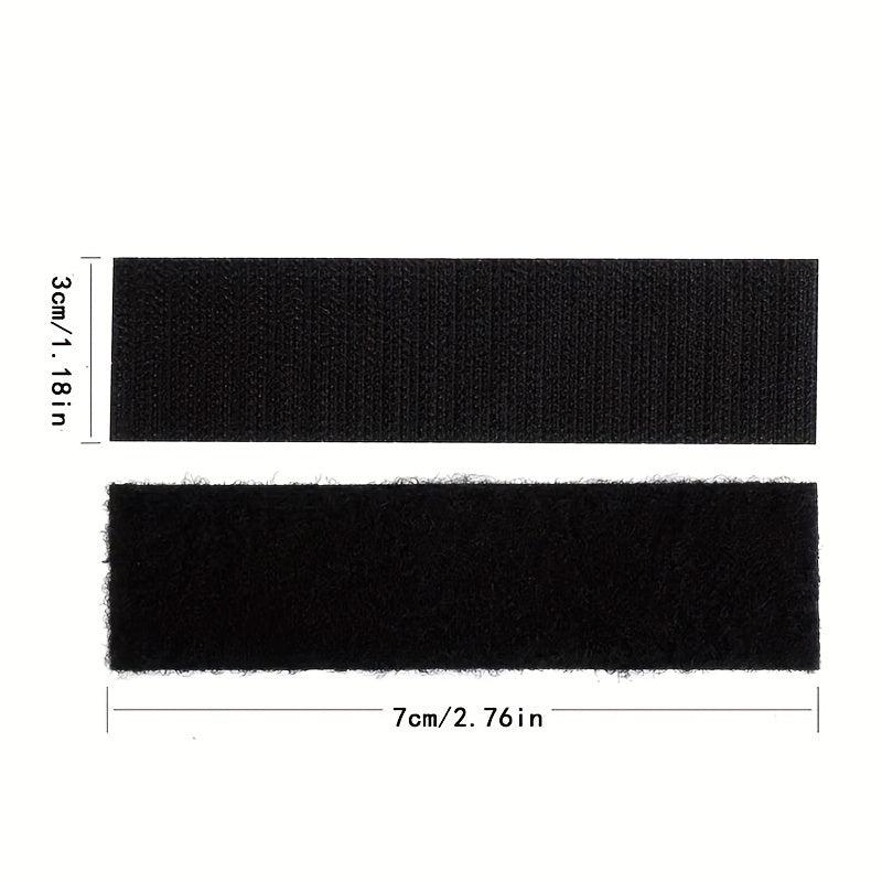 10pcs Heavy Duty Mounting Tape Hook & Loop Strips Indoor Outdoor