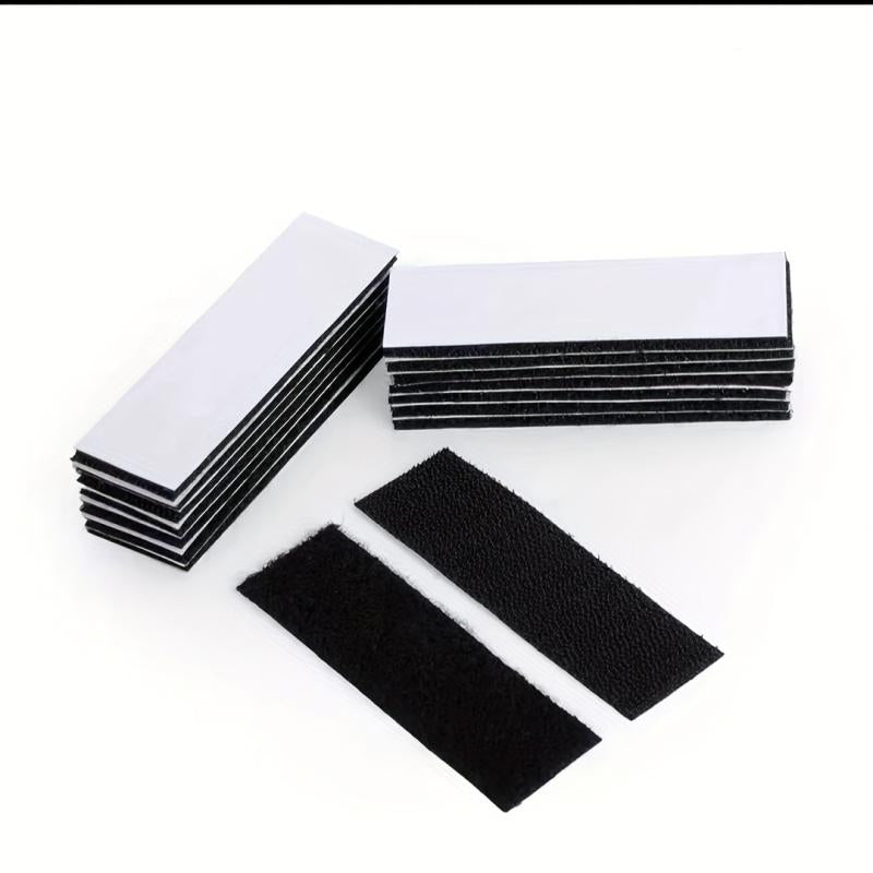 10pcs Heavy Duty Mounting Tape Hook & Loop Strips Indoor Outdoor