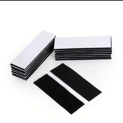 10pcs Heavy Duty Mounting Tape Hook & Loop Strips Indoor Outdoor