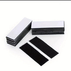 10pcs Heavy Duty Mounting Tape Hook & Loop Strips Indoor Outdoor