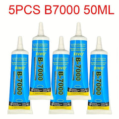 5PCS B7000 Adhesive For Mobile Phone Repair Transparent DIY Glue 15ML