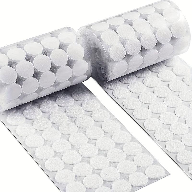 200 Pcs Self Adhesive Fastener Tape Dots Strong Glue Hook Loop Tape