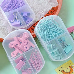 Colorful Long tail Clip Combination Set Small Size Binder Clip