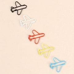 20pcs Rainbow Heart Shaped Paper Clips for Office and School Supplies