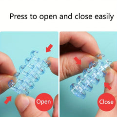 Plastic Transparent Notebook Loose Leaf Ring Up To 100 Sheets