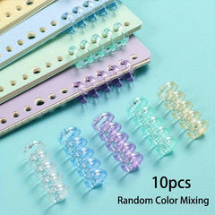 Plastic Transparent Notebook Loose Leaf Ring Up To 100 Sheets