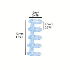 Plastic Transparent Notebook Loose Leaf Ring Up To 100 Sheets