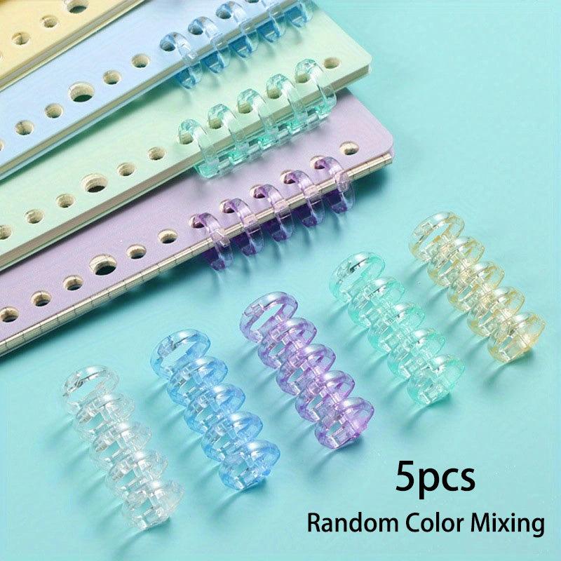 Plastic Transparent Notebook Loose Leaf Ring Up To 100 Sheets
