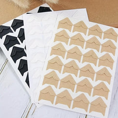 3 Sheets 72pcs Photo Corner Stickers Album Accessories DIY Corner Stickers
