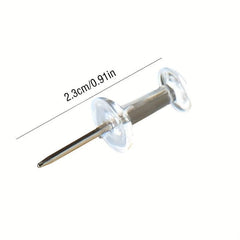 200pcs Small Transparent Plastic Nail Photo Wall Picture Deco Pushpins