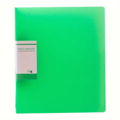 A5 2 Hole Folder Transparent Perforated Loose Leaf Folder