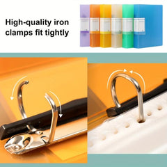 A5 2 Hole Folder Transparent Perforated Loose Leaf Folder