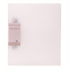 A5 2 Hole Folder Transparent Perforated Loose Leaf Folder