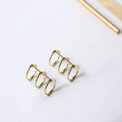 2pcs Metal Loose Leaf Ring, Universal Three Turn